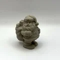 Mô hình tượng ông già Noel vác túi quà trang trí Giáng sinh - Thumbnail 1