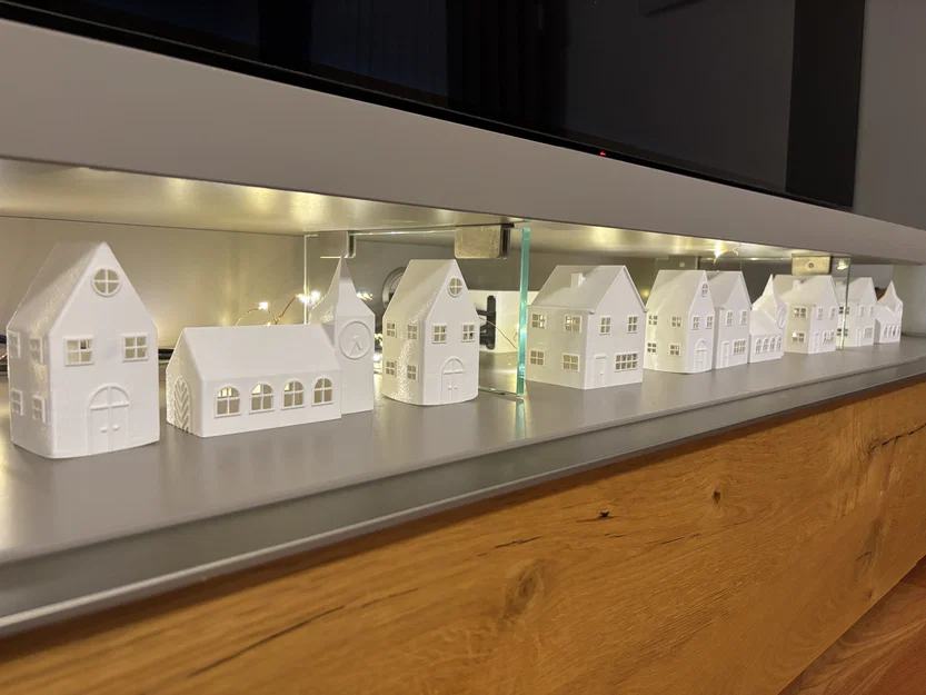 Bộ mô hình thị trấn Giáng sinh (Christmas Town) in 3D cực đẹp - Image 3