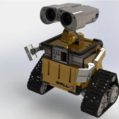 Mô hình 3D WALL-E (robot animatronic dùng servo, STL)