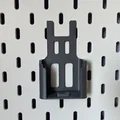 Giá đỡ gắn IKEA Skadis cho Baofeng UV-5R (Holder-Mount) - Thumbnail 2