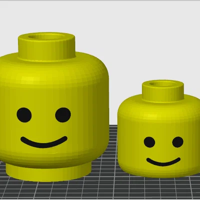 Nắp đậy móc kéo xe hình đầu Lego siêu đáng yêu
