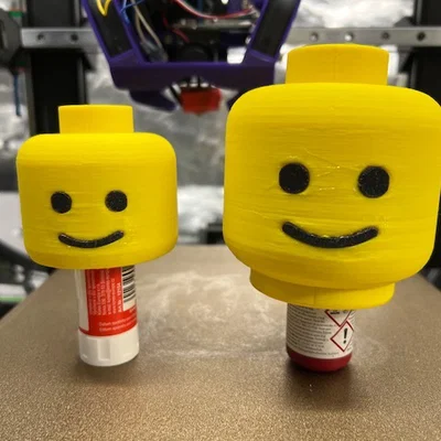 Nắp đậy móc kéo xe hình đầu Lego siêu đáng yêu