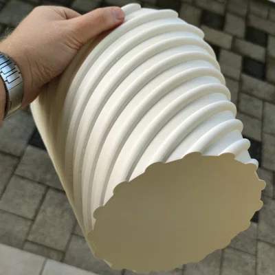 Chậu cây họa tiết xoắn ốc Flower Pot Spiral - Thiết kế hiện đại
