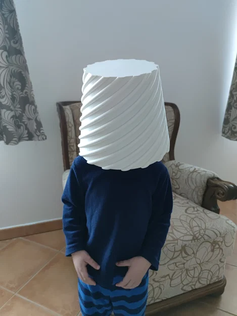 Chậu cây họa tiết xoắn ốc Flower Pot Spiral - Thiết kế hiện đại - Image 3