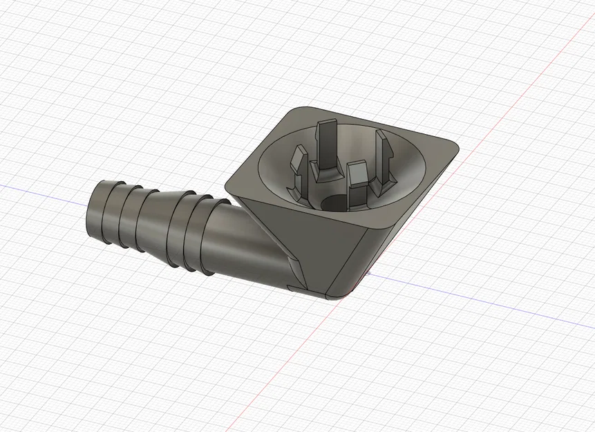 Đầu nối ống thoát nước máy lạnh AC Drain Pipe Connector V2 - Image 1