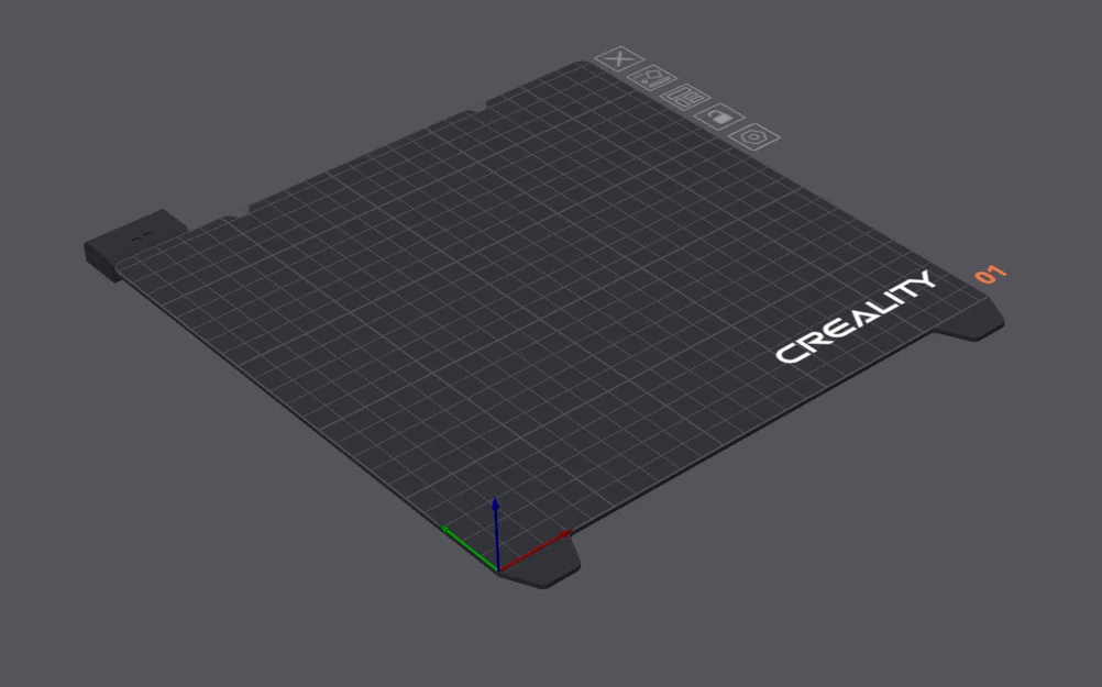 Model bàn in Ender 3 S1 235x235 (dùng với Orca Slicer) - Image 1