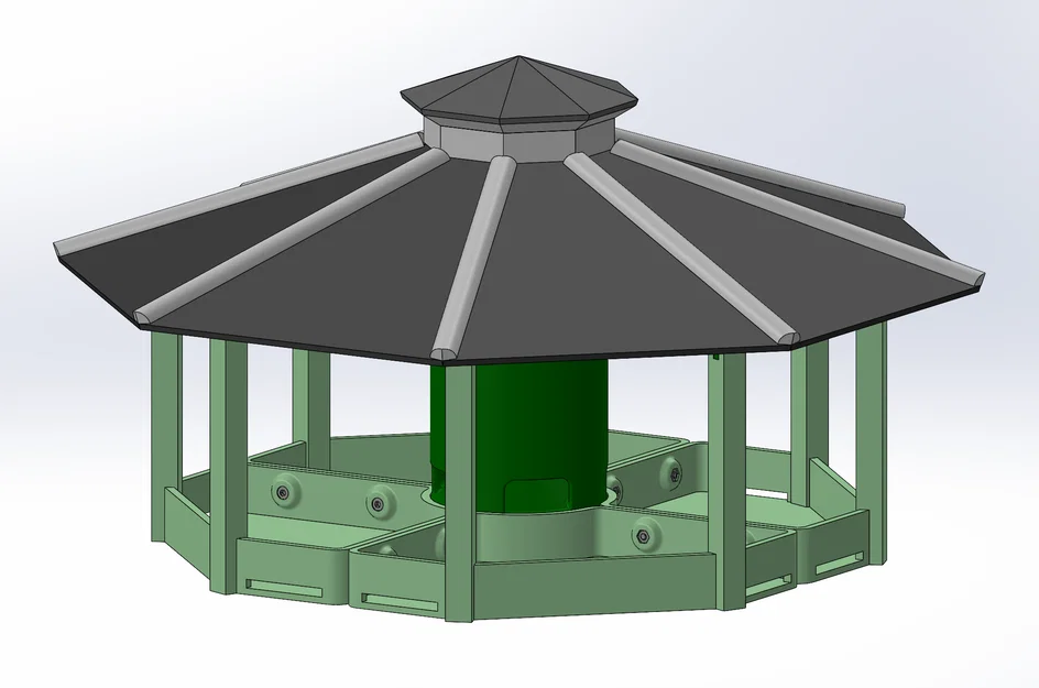 Máng ăn cho chim (Bird feeder) – Mangeoire à oiseaux - Image 2