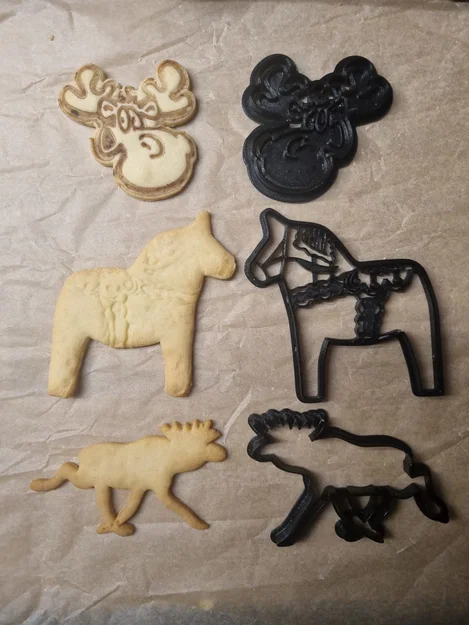 Cookie Cutter – Bộ khuôn cắt bánh phong cách Scandinavian - Image 1