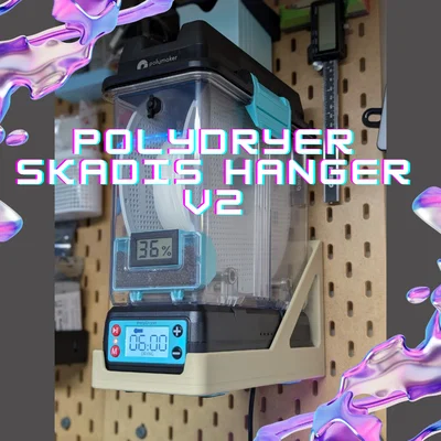 Giá treo Polymaker Polydryer cho Ikea Skadis (Polymaker Polydryer Skadis Mount)