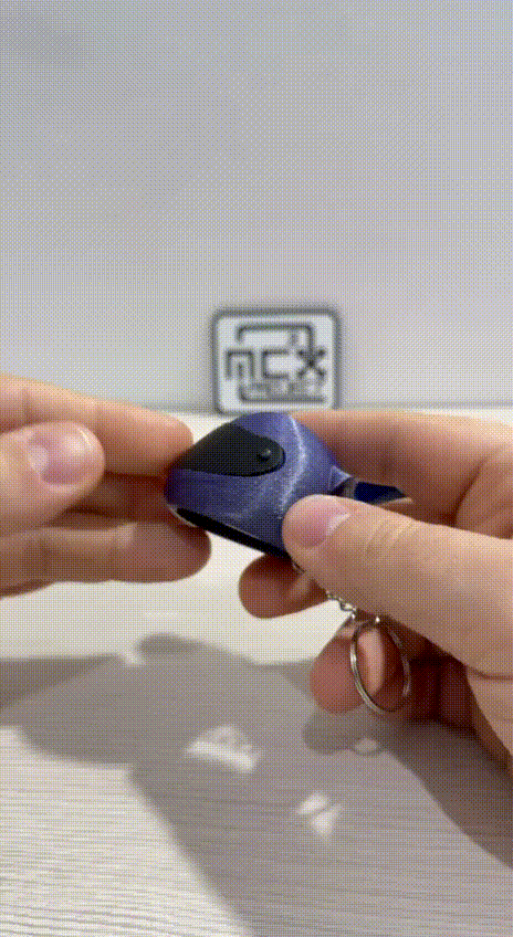 Móc khóa Helmet (Keychain Helmet) có visor di động - Thumbnail 2