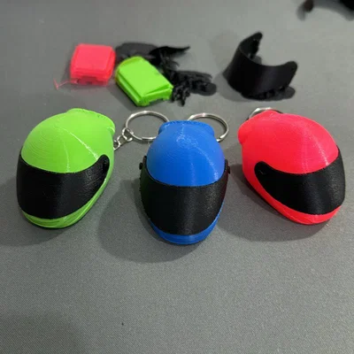 Móc khóa Helmet (Keychain Helmet) có visor di động