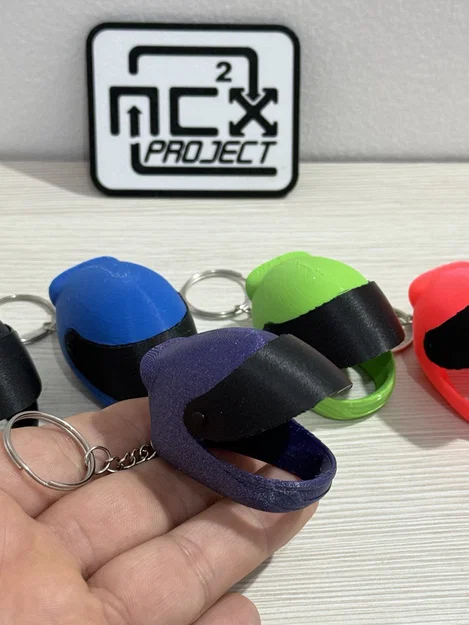 Móc khóa Helmet (Keychain Helmet) có visor di động - Image 5