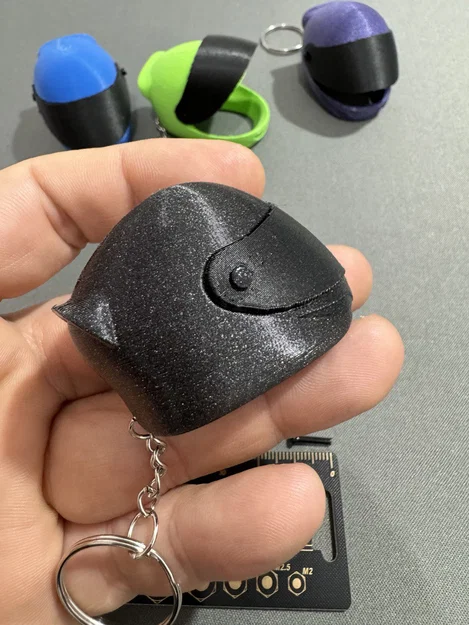Móc khóa Helmet (Keychain Helmet) có visor di động - Image 6