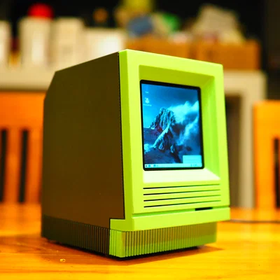 Vỏ Raspberry Pi4 phong cách Apple Macintosh SE cổ điển