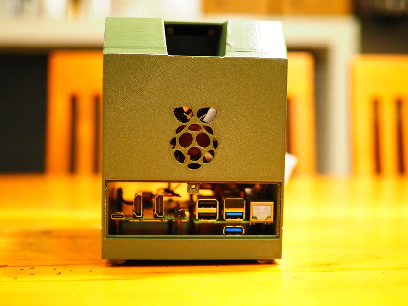 Vỏ Raspberry Pi4 phong cách Apple Macintosh SE cổ điển - Image 9