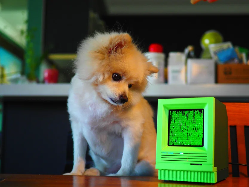 Vỏ Raspberry Pi4 phong cách Apple Macintosh SE cổ điển - Image 11