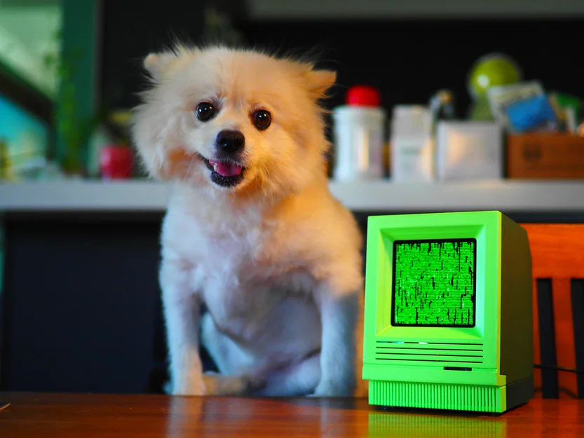 Vỏ Raspberry Pi4 phong cách Apple Macintosh SE cổ điển - Image 12