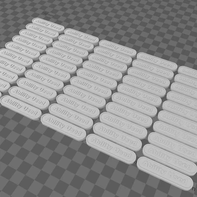 Token đánh dấu Ability Used cho Pokemon TCG - Phụ kiện in 3D tiện lợi