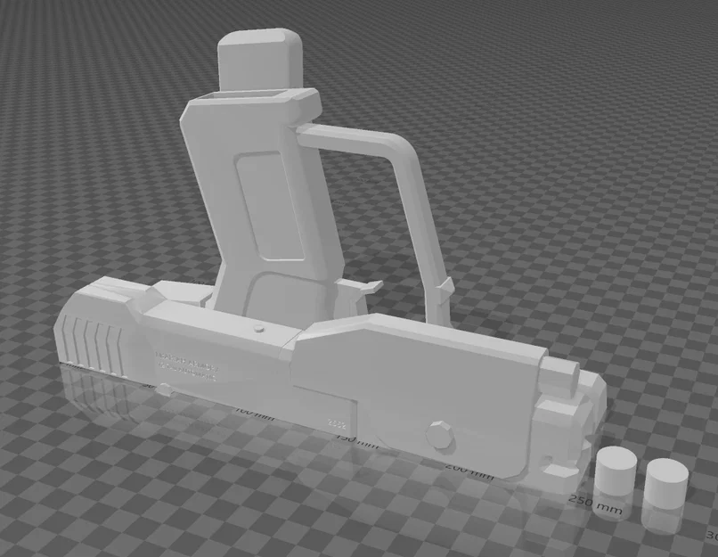 Mô hình súng Halo 3 Magnum (Có thể tháo rời băng đạn) - Image 1