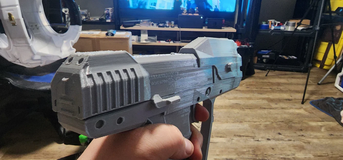 Mô hình súng Halo 3 Magnum (Có thể tháo rời băng đạn) - Image 7