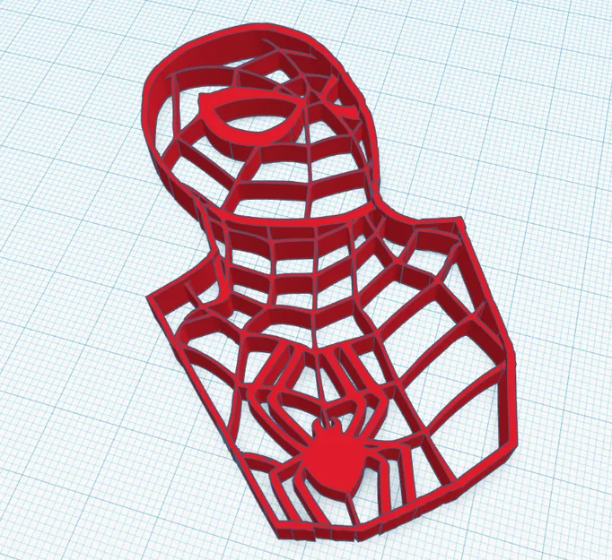 Khuôn cắt bánh quy hình Spider-Man - Sáng tạo bánh siêu anh hùng - Image 1