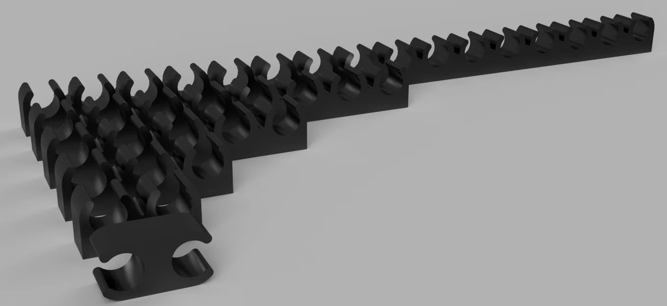 Lược giữ dây XLR (Xlr Cable Combs) - Image 1