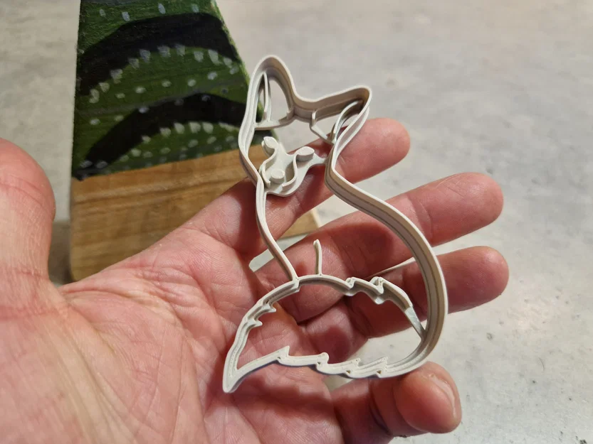 Khuôn cắt bánh quy - Cáo - In siêu dễ, cho kết quả rất đẹp - Image 1