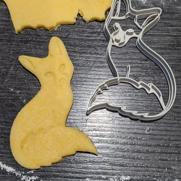 Khuôn cắt bánh quy - Cáo - In siêu dễ, cho kết quả rất đẹp - Image 3