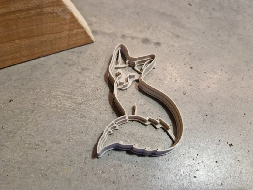 Khuôn cắt bánh quy - Cáo - In siêu dễ, cho kết quả rất đẹp - Image 5