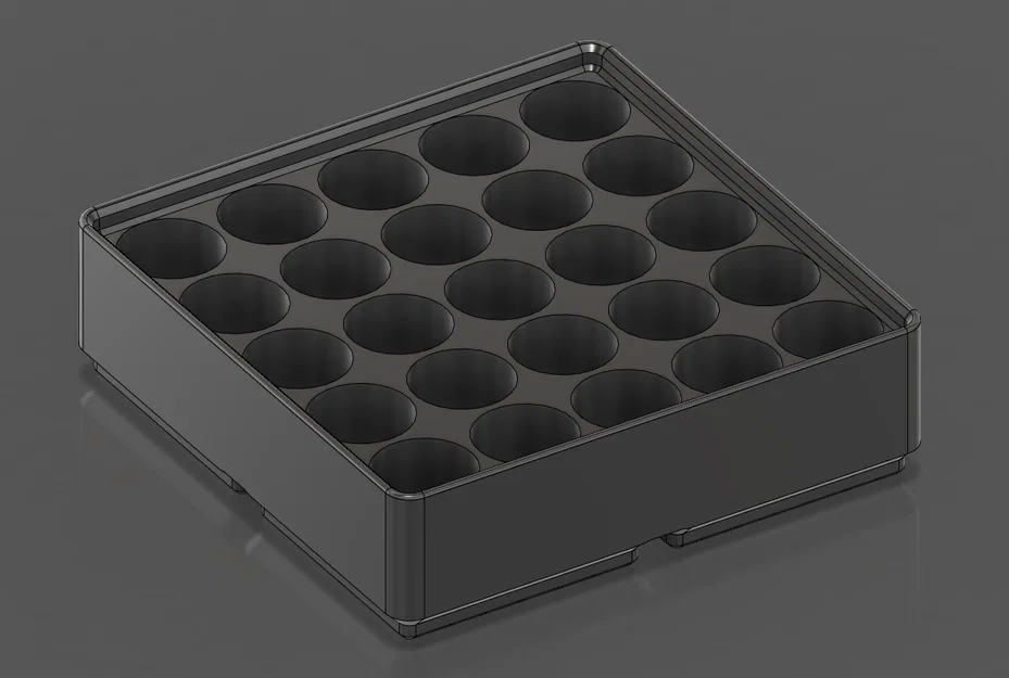 Khay Đựng Pin AA Hệ Thống Gridfinity 2x2 Tiện Lợi - Image 1