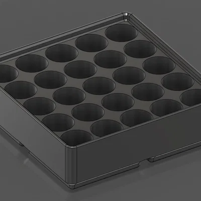 Khay Đựng Pin AA Hệ Thống Gridfinity 2x2 Tiện Lợi