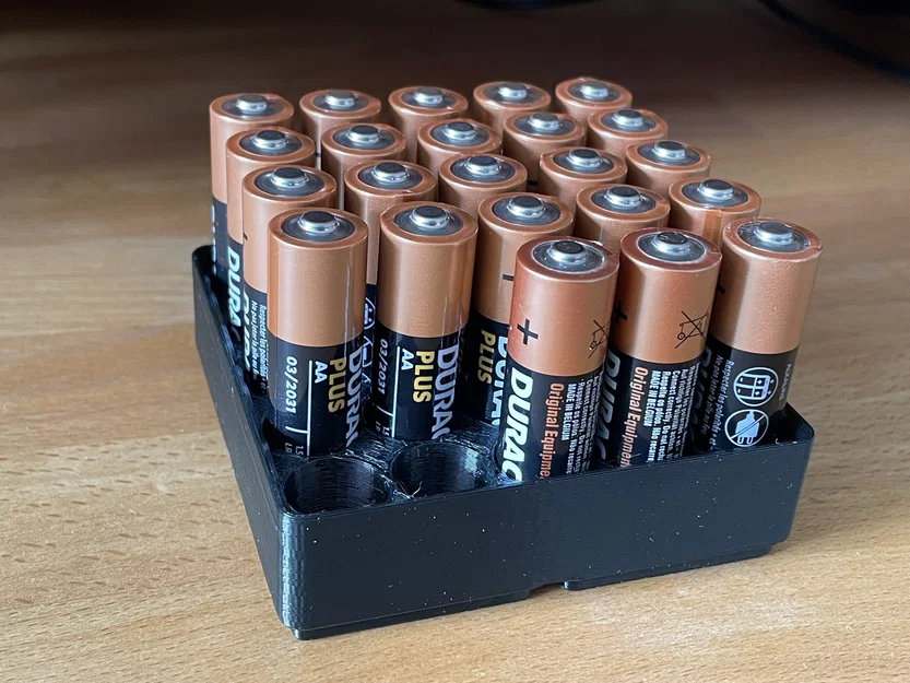 Khay Đựng Pin AA Hệ Thống Gridfinity 2x2 Tiện Lợi - Image 3