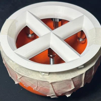 Phễu hỗ trợ đổ bê tông cho dự án Open Ball Vise
