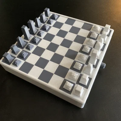 Bộ Cờ Vua Tối Giản (Minimalistic Chess Set)
