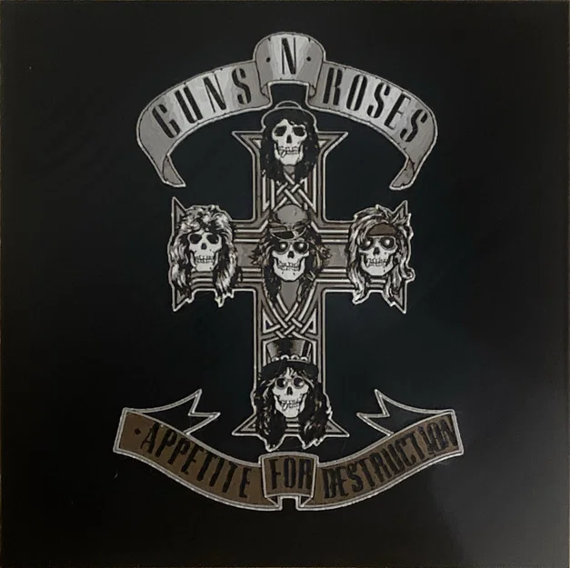 Appetite for Destruction - Artwork bìa album Guns N' Roses (4 màu) - Image 1