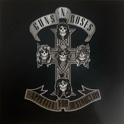 Appetite for Destruction - Artwork bìa album Guns N' Roses (4 màu)