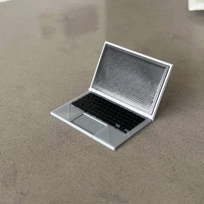 Mô hình Laptop mini phong cách MacBook dùng trang trí