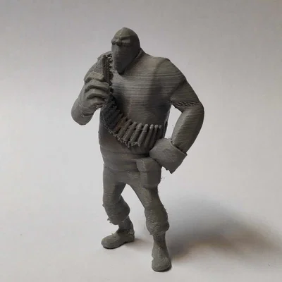 Pootis (TF2 Heavy minifig) – mô hình mini