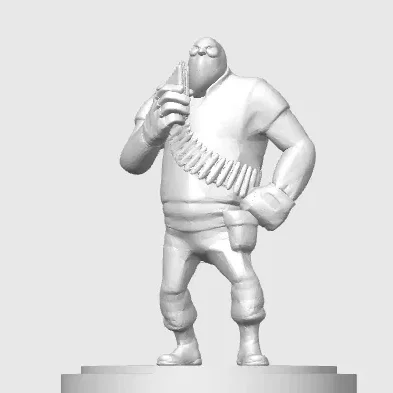 Pootis (TF2 Heavy minifig) – mô hình mini