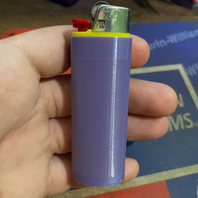 Mẫu vỏ bọc bật lửa Bic (Bic lighter sleeve) đơn giản dễ in 3D