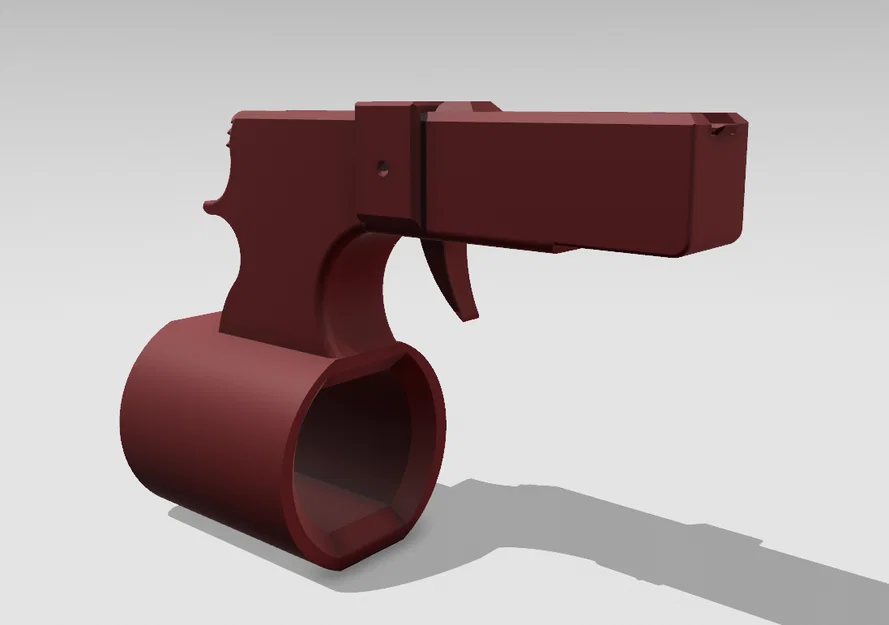 Súng thun mini hoạt động được (Tiny Functional Rubber Band gun) - Image 1