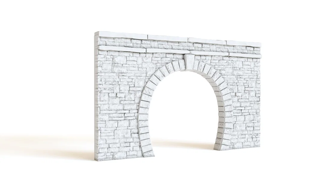 Mô hình cổng vòm đá cổ điển cho đường sắt tàu mô hình OO scale - Image 1
