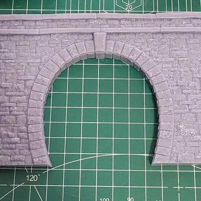 Mô hình cổng vòm đá cổ điển cho đường sắt tàu mô hình OO scale
