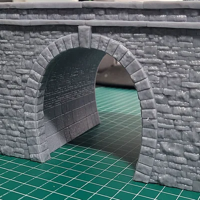 Mô hình cổng vòm đá cổ điển cho đường sắt tàu mô hình OO scale