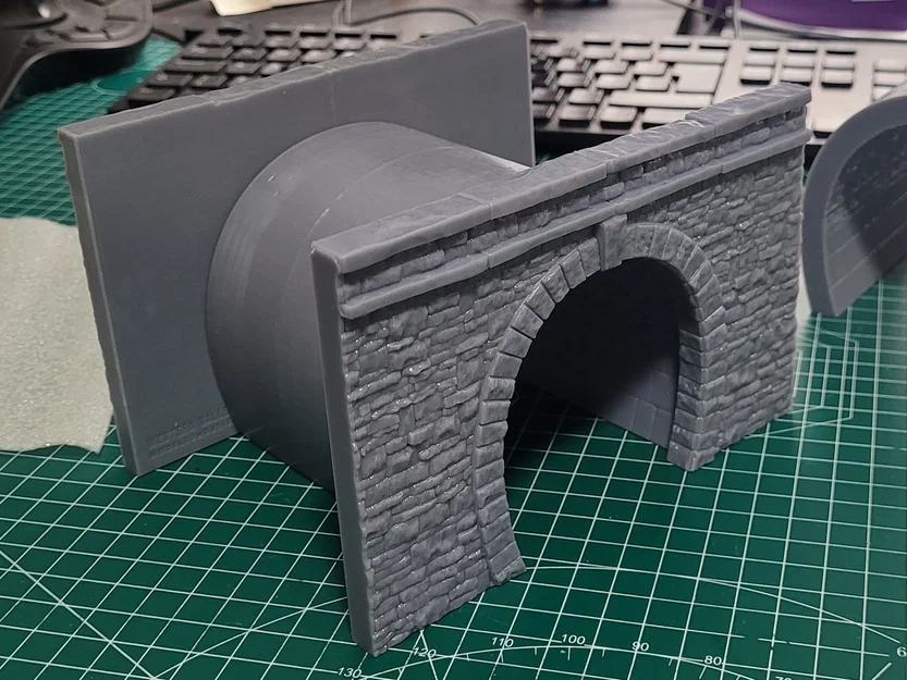 Mô hình cổng vòm đá cổ điển cho đường sắt tàu mô hình OO scale - Image 4