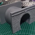 Mô hình cổng vòm đá cổ điển cho đường sắt tàu mô hình OO scale - Thumbnail 4