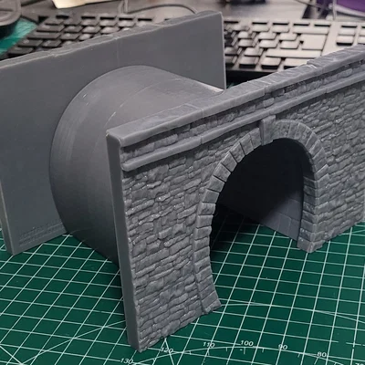 Mô hình cổng vòm đá cổ điển cho đường sắt tàu mô hình OO scale