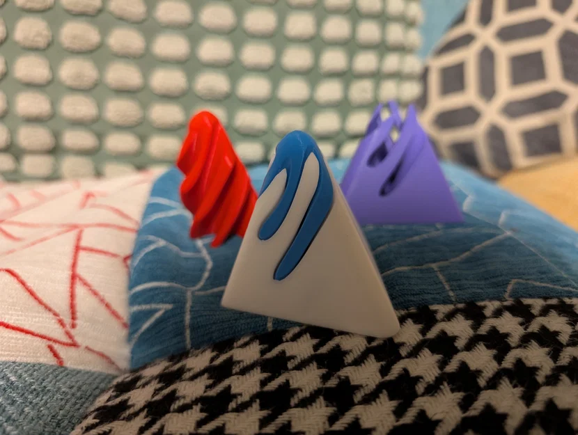 Mô hình đồ chơi Kim tự tháp Xoáy (Spiral Vortex Fidget) in 3D - Image 1