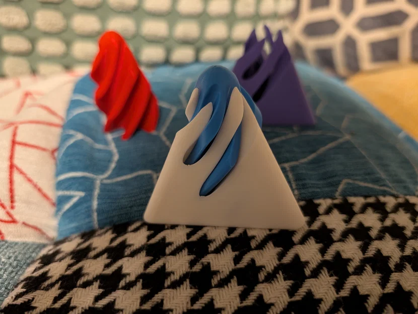 Mô hình đồ chơi Kim tự tháp Xoáy (Spiral Vortex Fidget) in 3D - Image 3