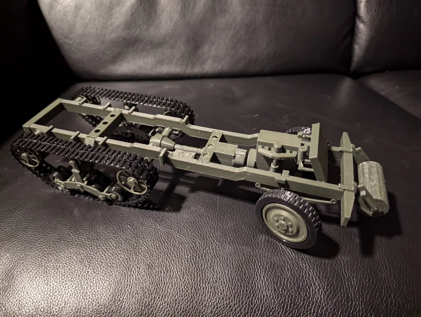 M3 Halftrack khác (Chassis và drive train) tỉ lệ 1/20 - Image 1